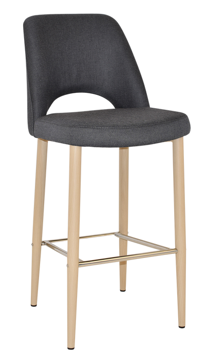 Stool Albury Side 750 Metal Birch - Gravity