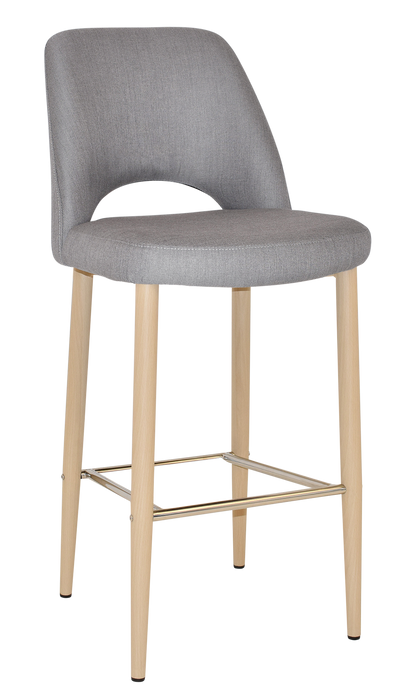 Stool Albury Side 750 Metal Birch - Gravity