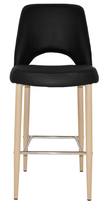 Stool Albury Side 750 Metal Birch - Vinyl