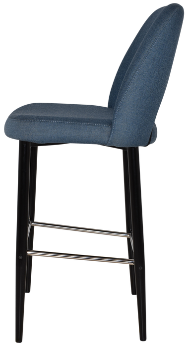 Stool Albury Side 750 Metal Black - Gravity