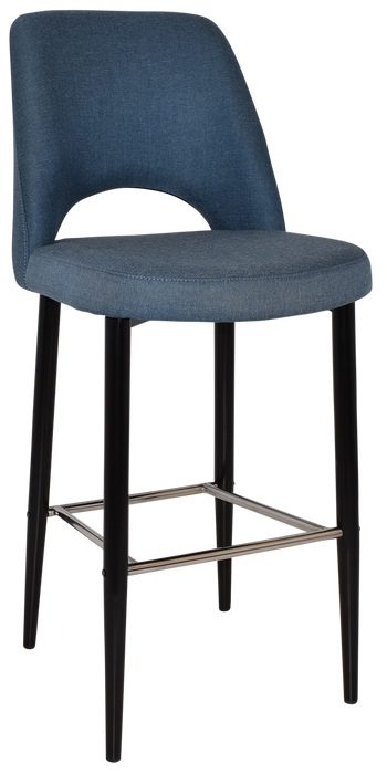 Stool Albury Side 750 Metal Black - Gravity