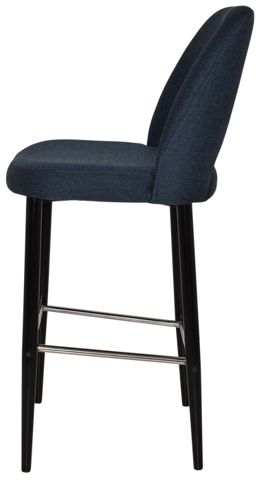 Stool Albury Side 750 Metal Black - Gravity