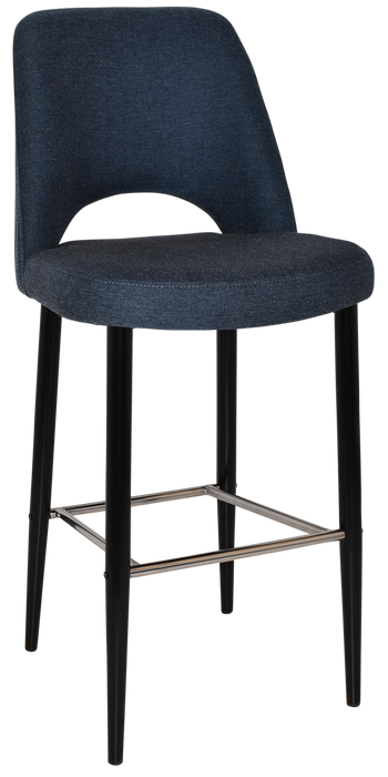 Stool Albury Side 750 Metal Black - Gravity