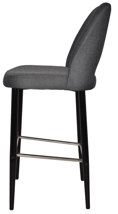 Stool Albury Side 750 Metal Black - Gravity