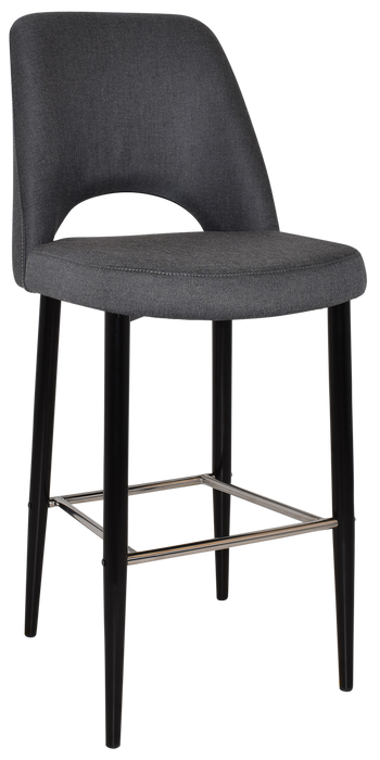 Stool Albury Side 750 Metal Black - Gravity