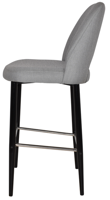 Stool Albury Side 750 Metal Black - Gravity