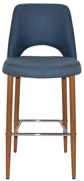 Stool Albury Side 750 Metal Light Oak - Gravity