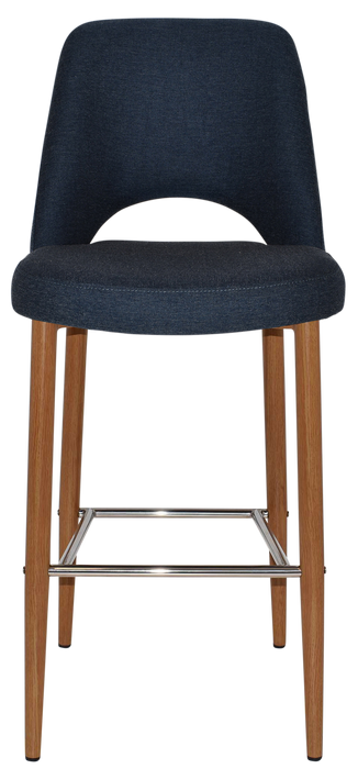 Stool Albury Side 750 Metal Light Oak - Gravity