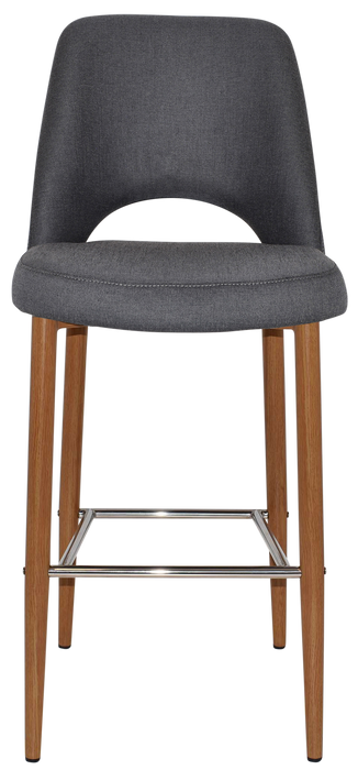 Stool Albury Side 750 Metal Light Oak - Gravity