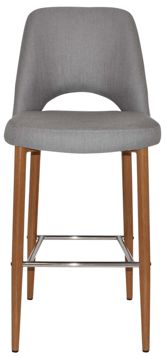 Stool Albury Side 750 Metal Light Oak - Gravity