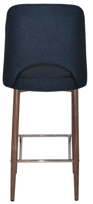 Stool Albury Side 750 Metal Light Walnut - Gravity