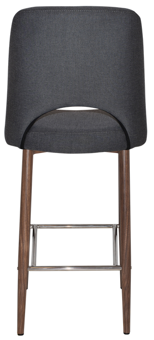 Stool Albury Side 750 Metal Light Walnut - Gravity