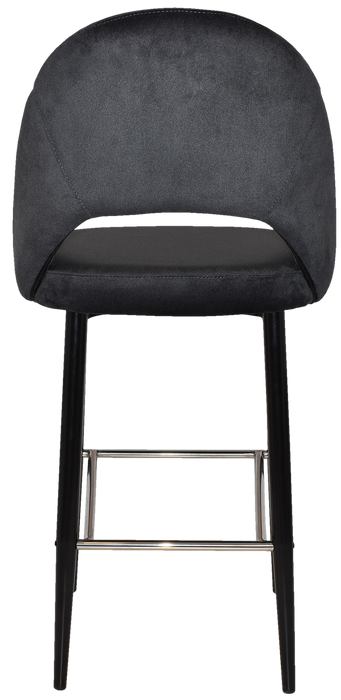 Stool Chevron 750 Metal Black - Regis Charcoal