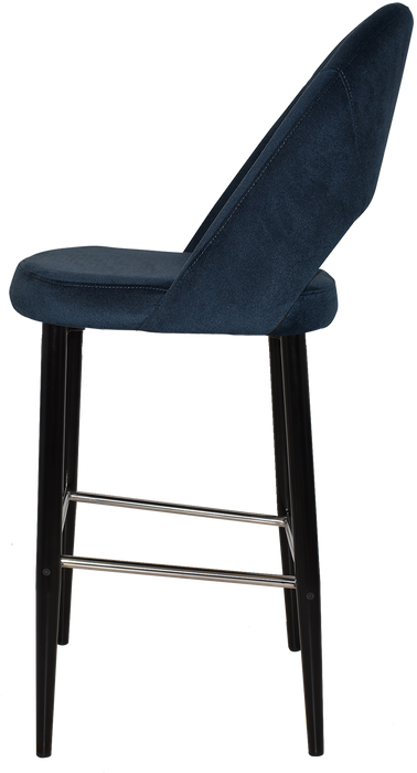 Stool Chevron 750 Metal Black - Regis Navy