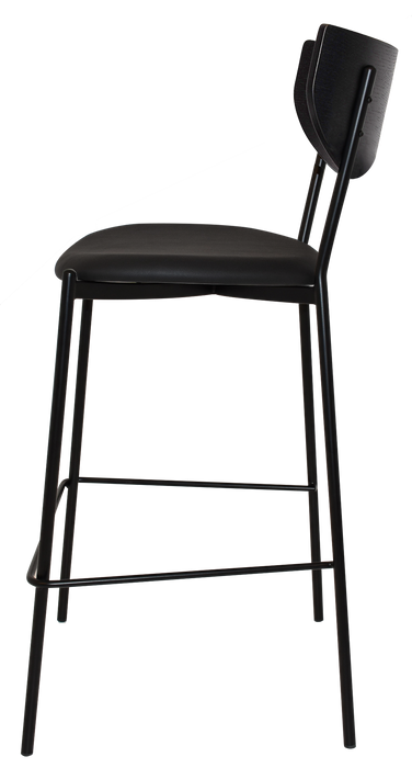 Stool Marco Black - Vinyl Black