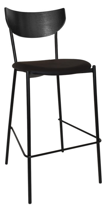 Stool Marco Black - Vinyl Black