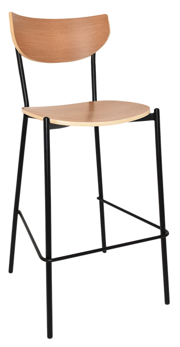 Stool Marco Black - Natural