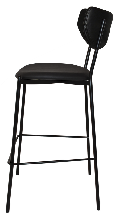 Stool Marco Black - Vinyl Black (Back & Seat)