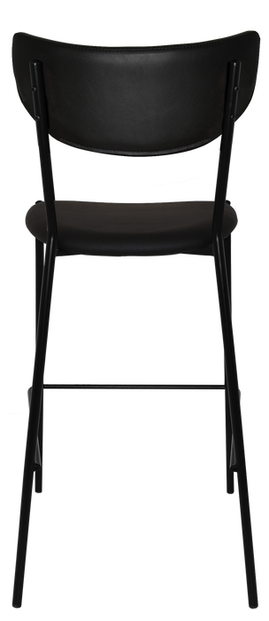 Stool Marco Black - Vinyl Black (Back & Seat)