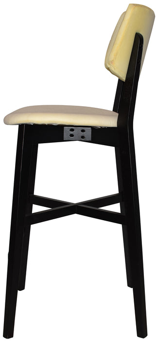 Stool Phoenix Black - Unupholstered (Back & Seat)