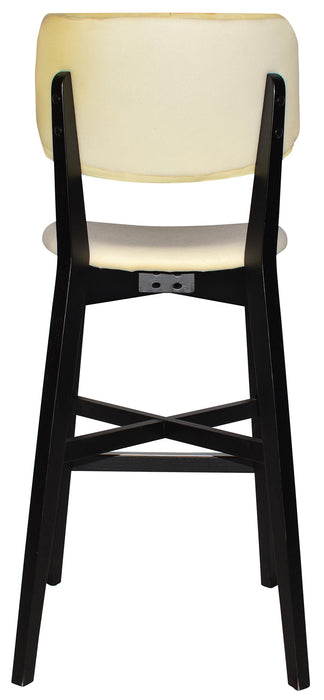 Stool Phoenix Black - Unupholstered (Back & Seat)