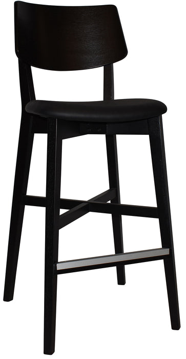 Stool Phoenix Black - Vinyl Black