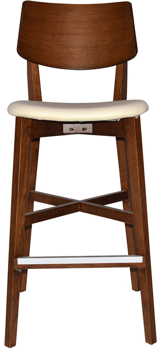 Stool Phoenix Light Walnut - Unupholstered