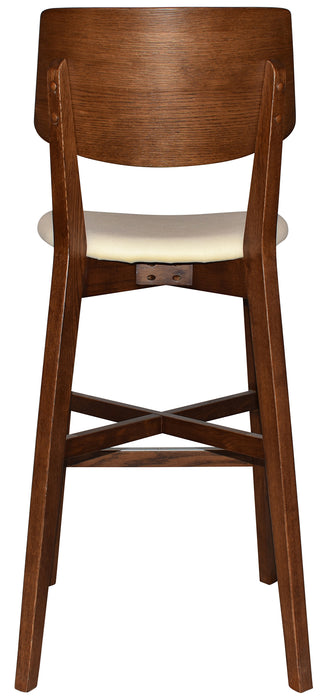 Stool Phoenix Light Walnut - Unupholstered