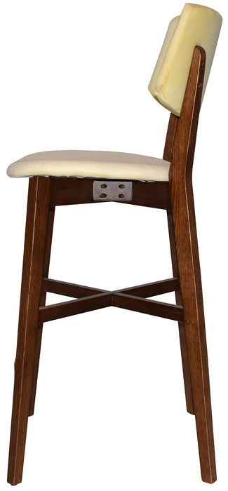 Stool Phoenix Light Walnut - Unupholstered (Back & Seat)