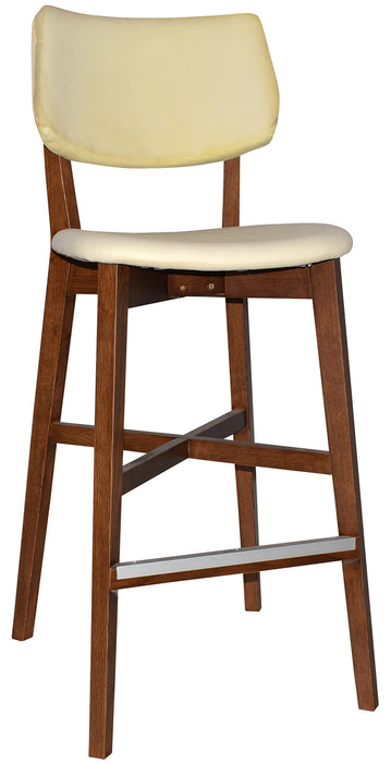 Stool Phoenix Light Walnut - Unupholstered (Back & Seat)