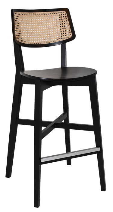 Stool Phoenix Rattan Black - No Pad