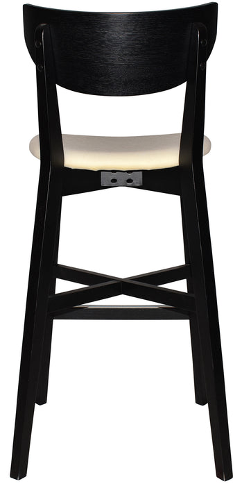 Stool Rialto Black - Unupholstered