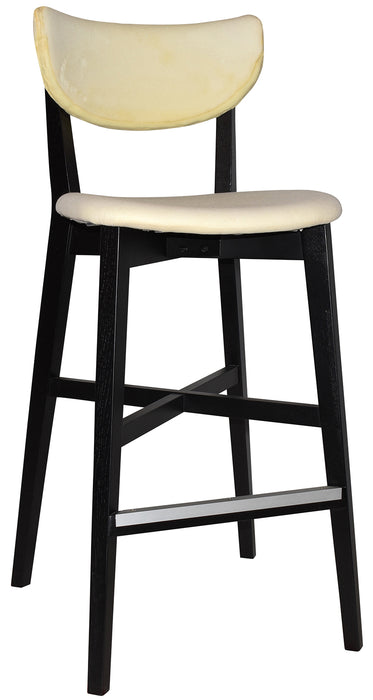 Stool Rialto Black - Unupholstered (Back & Seat)