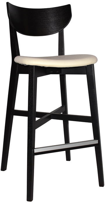 Stool Rialto Black - Unupholstered