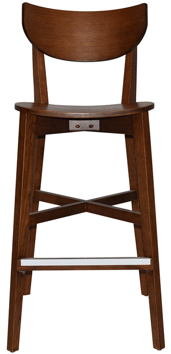 Stool Rialto Light Walnut - No Pad