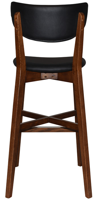 Stool Rialto Uph 2 Light Walnut