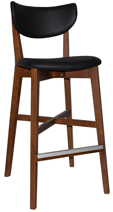 Stool Rialto Uph 2 Light Walnut