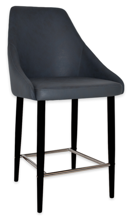 Stool Stockholm Side 650 Metal Black