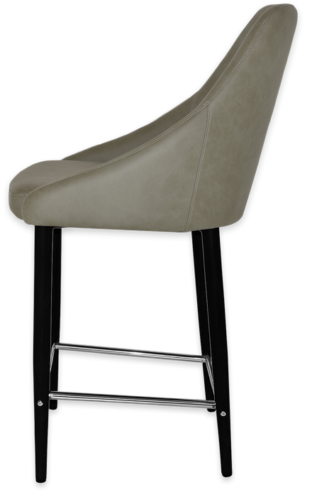 Stool Stockholm Side 650 Metal Black