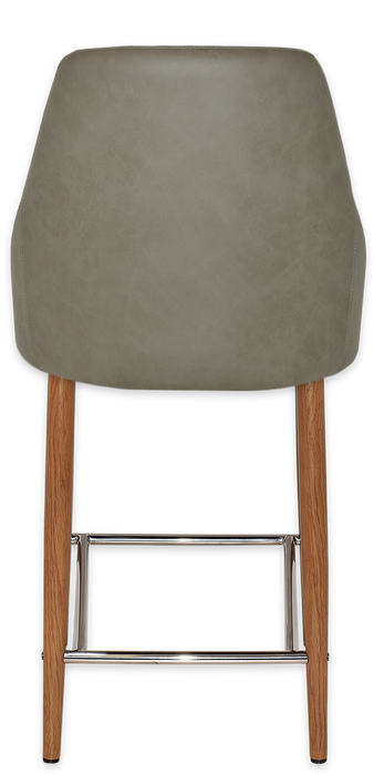 Stool Stockholm Side 650 Metal Light Oak