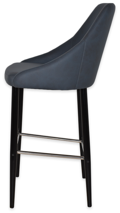 Stool Stockholm Side 750 Metal Black