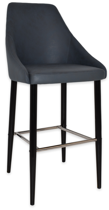 Stool Stockholm Side 750 Metal Black