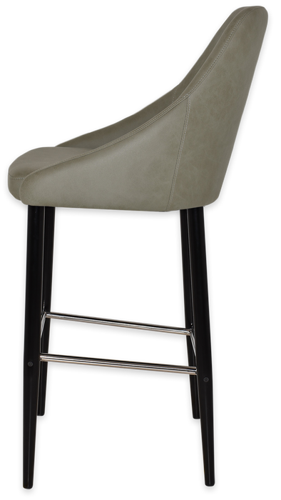 Stool Stockholm Side 750 Metal Black