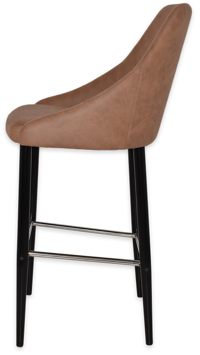 Stool Stockholm Side 750 Metal Black