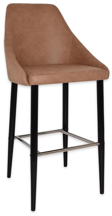 Stool Stockholm Side 750 Metal Black