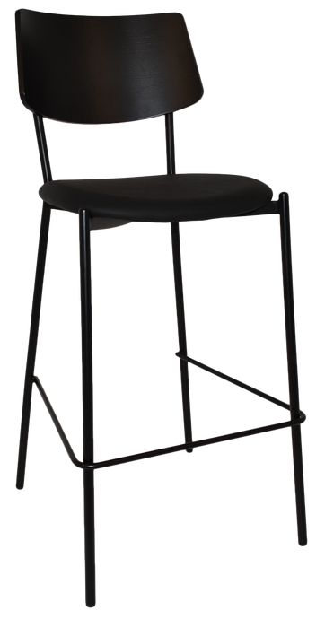 Stool Texas Black - Vinyl Black