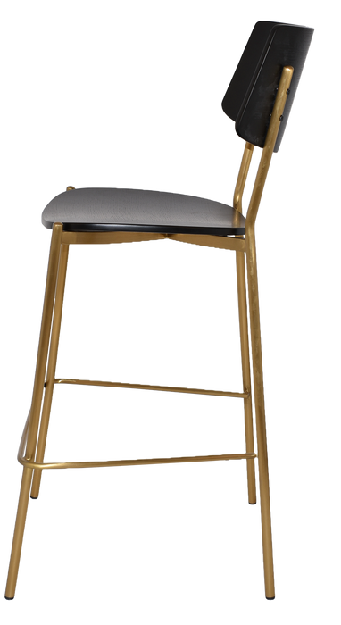 Stool Texas Brass - Black