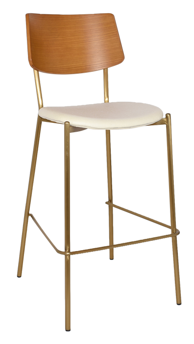 Stool Texas Brass - Light Oak - Unupholstered