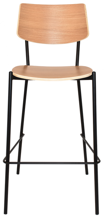 Stool Texas Black - Natural