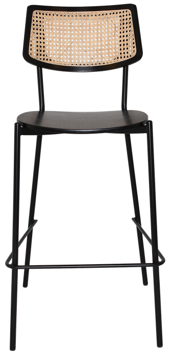 Stool Texas Black - Rattan Black